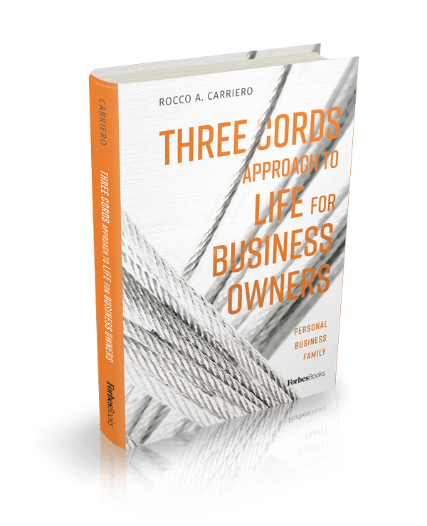 Three Cords Approach to Life for Business Owners - Book Cover